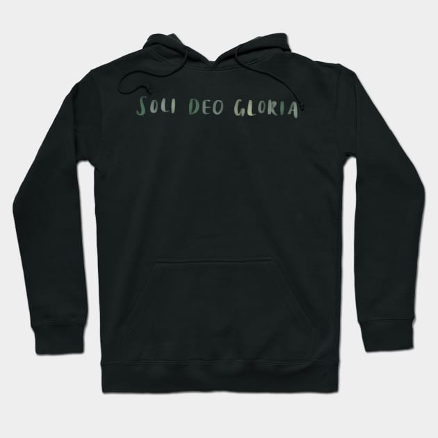 soli deo gloria (glory to God alone) Hoodie by weloveart